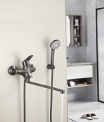 22023-P Смеситель для ванны (ГРАФИТ) HANSEN  (10/1шт)