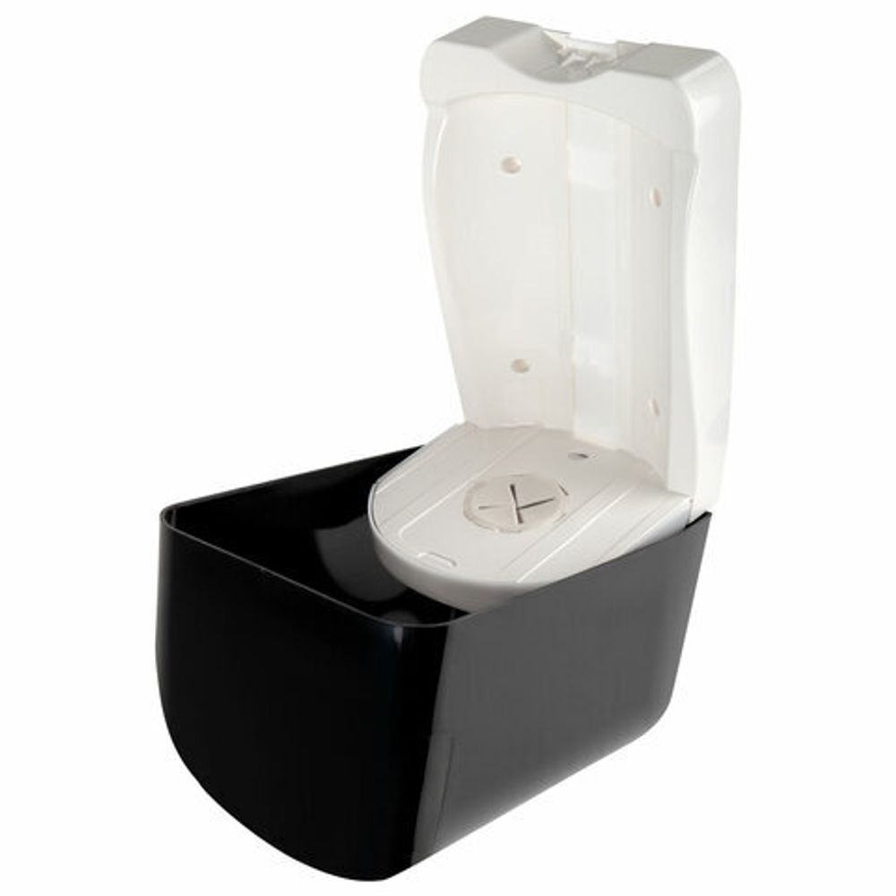 Диспенсер для полотенец с центральной вытяжкой EXTRA LAIMA PROFESSIONAL, (M1/M2), черный, ABS-пластик, 609477, 303213