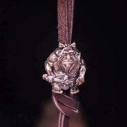 Темлячная бусина "Неандерталец" для ножей , бронза