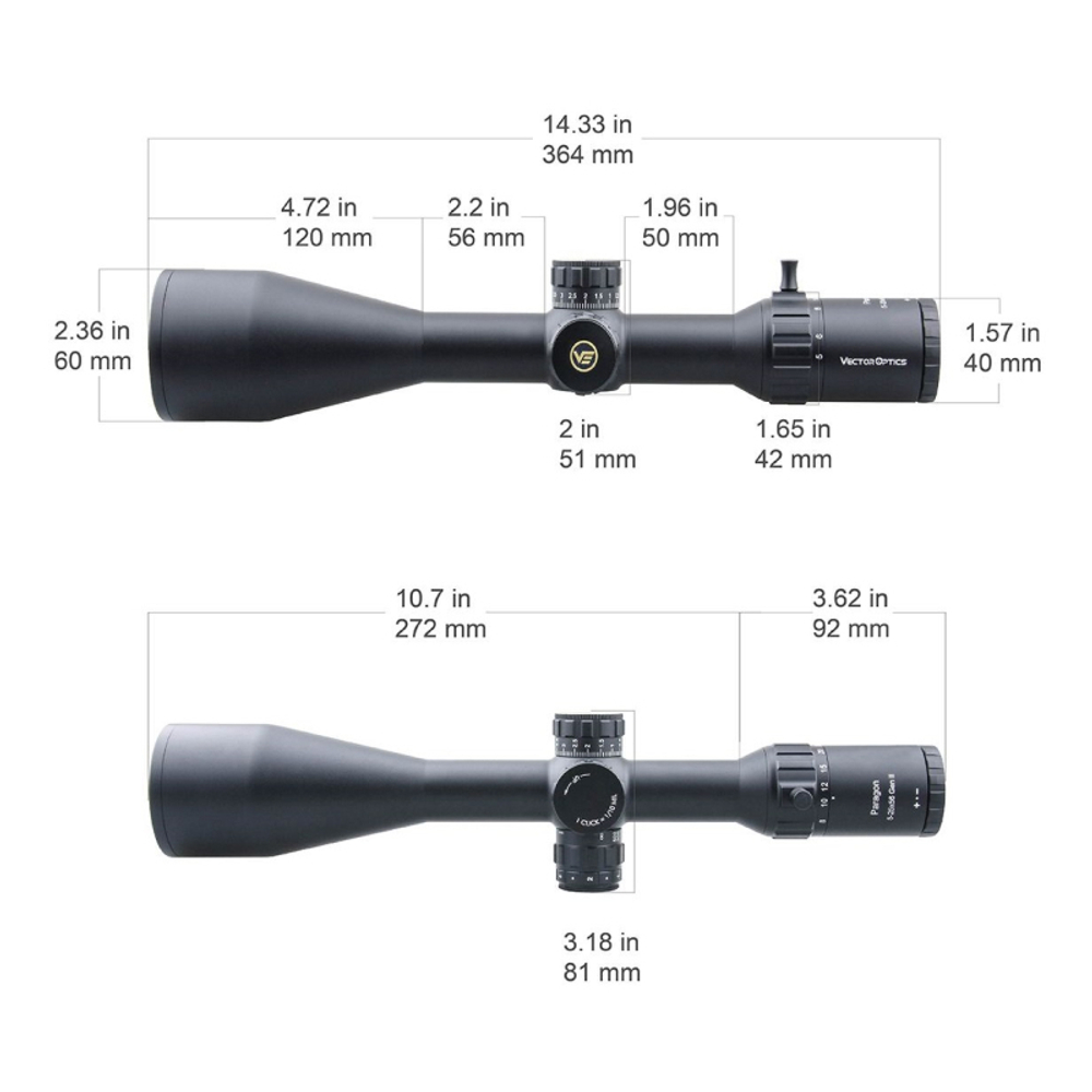 Оптический прицел Vector Optics Paragon 5-25x56 SFP ( Сетка VPA / с подсветкой )