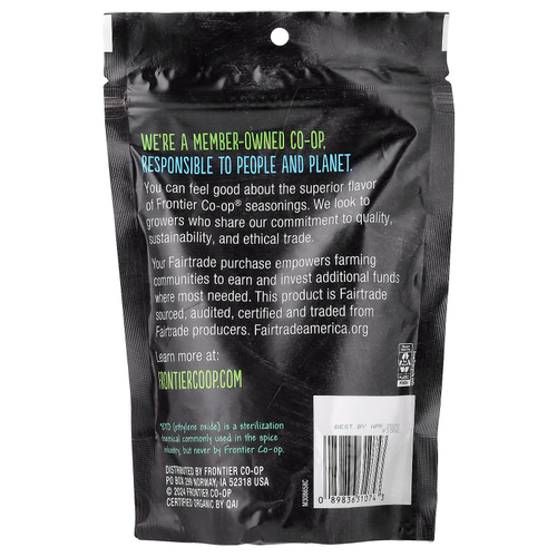 Frontier Co-op, органическая цейлонская корица, приобретенная с соблюдением принципов справедливой торговли, 158 г (5,57 унции)