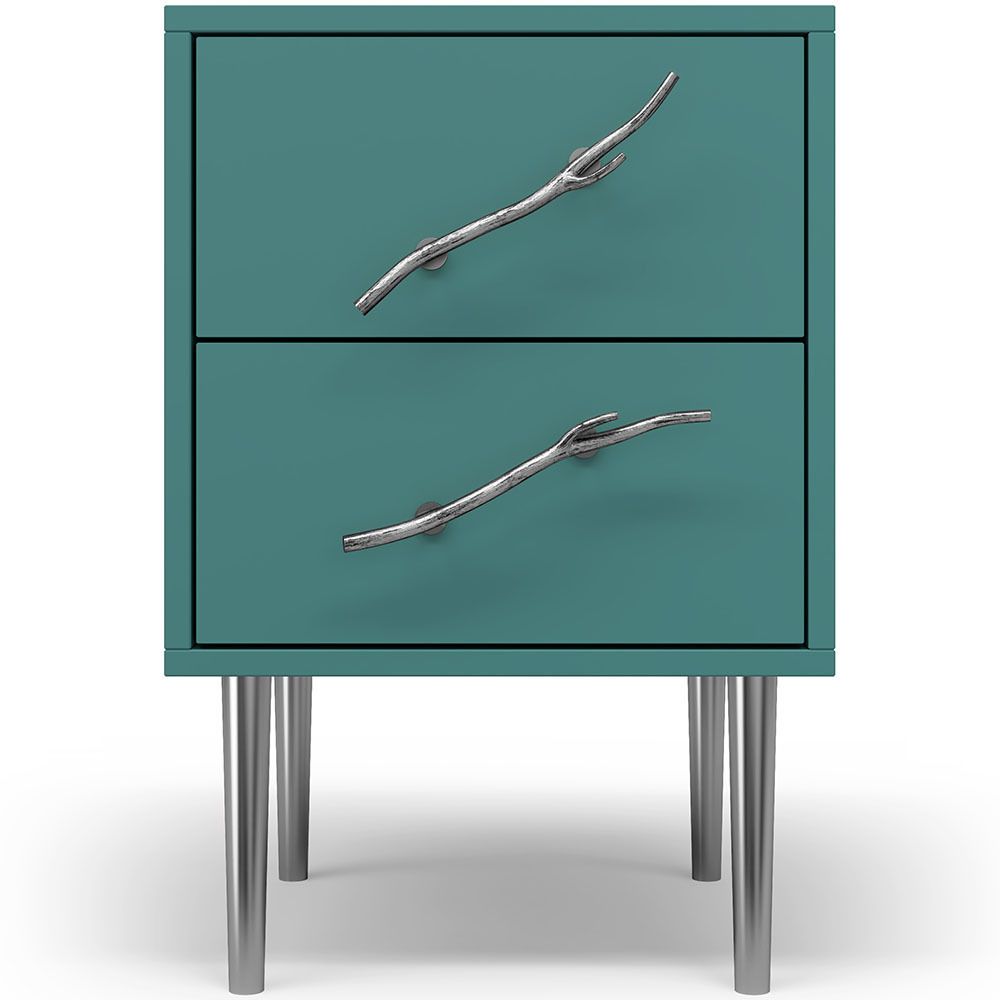 Тумба Арт Колор matte Стайл Сильвер Пастельно-синий матовый