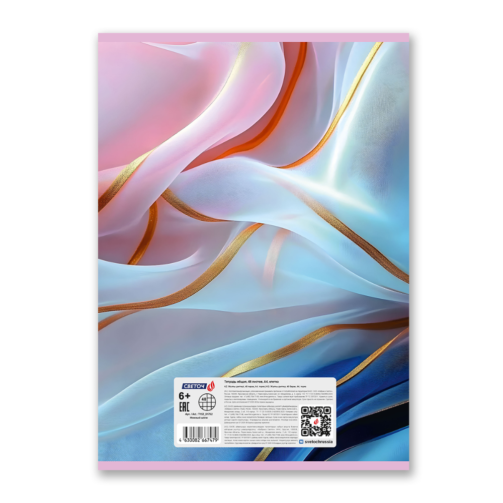 Тетрадь общая А4 48 листов