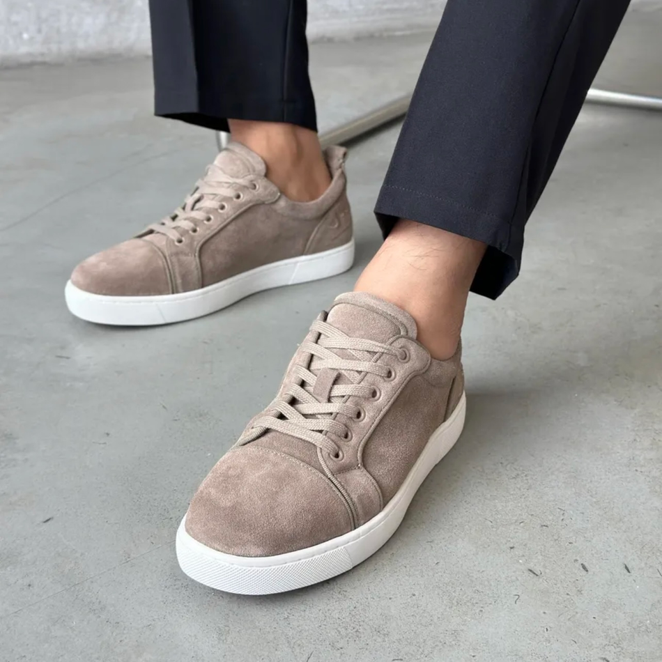 Обувь Christian Louboutin #D71K замша (беж.)
