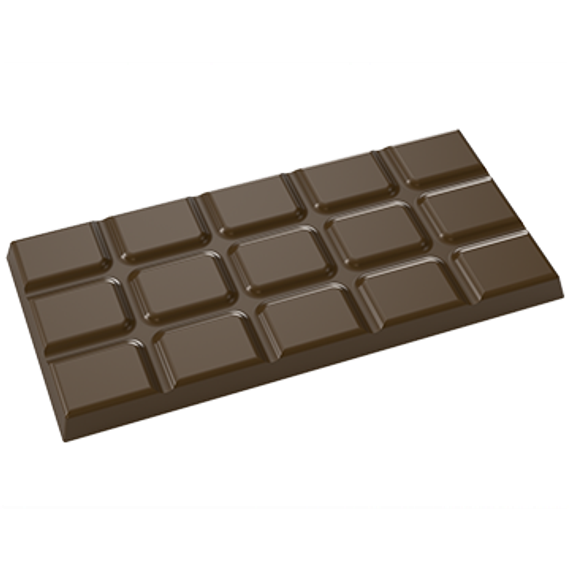 666 | Форма для шоколадный изделий &quot;Плитка&quot; (275*175 мм)