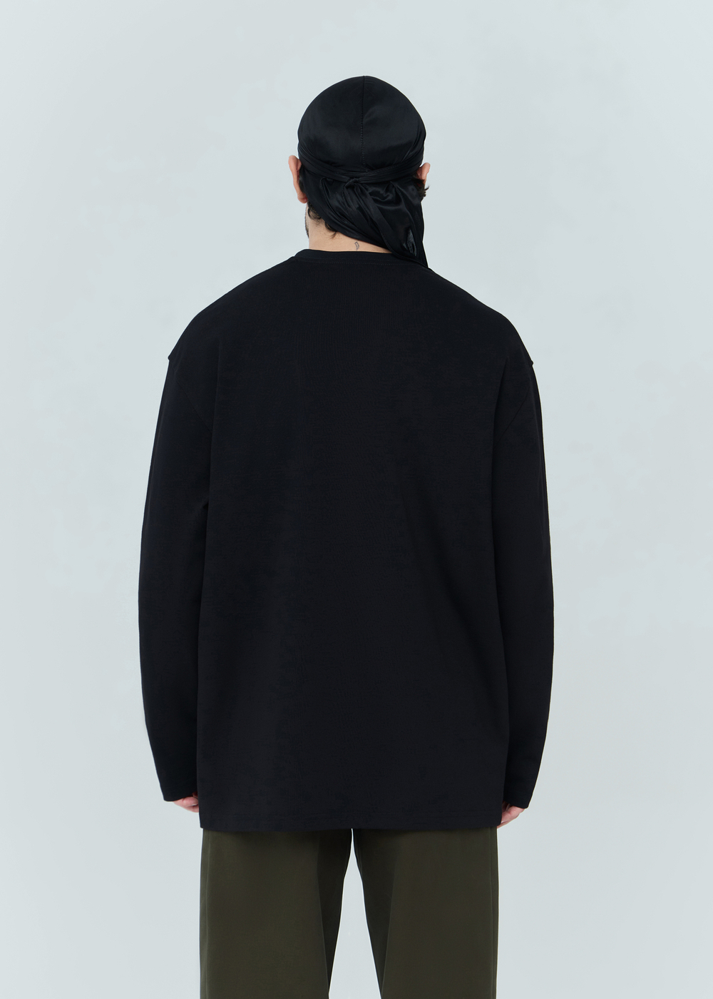 Лонгслив оверсайз с логотипом | black