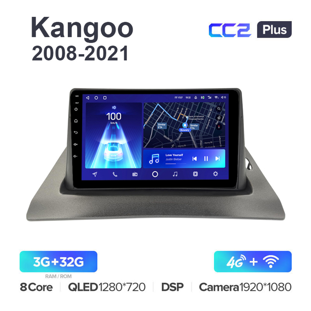 Teyes CC2 Plus 9"для Renault Kangoo 2008-2021