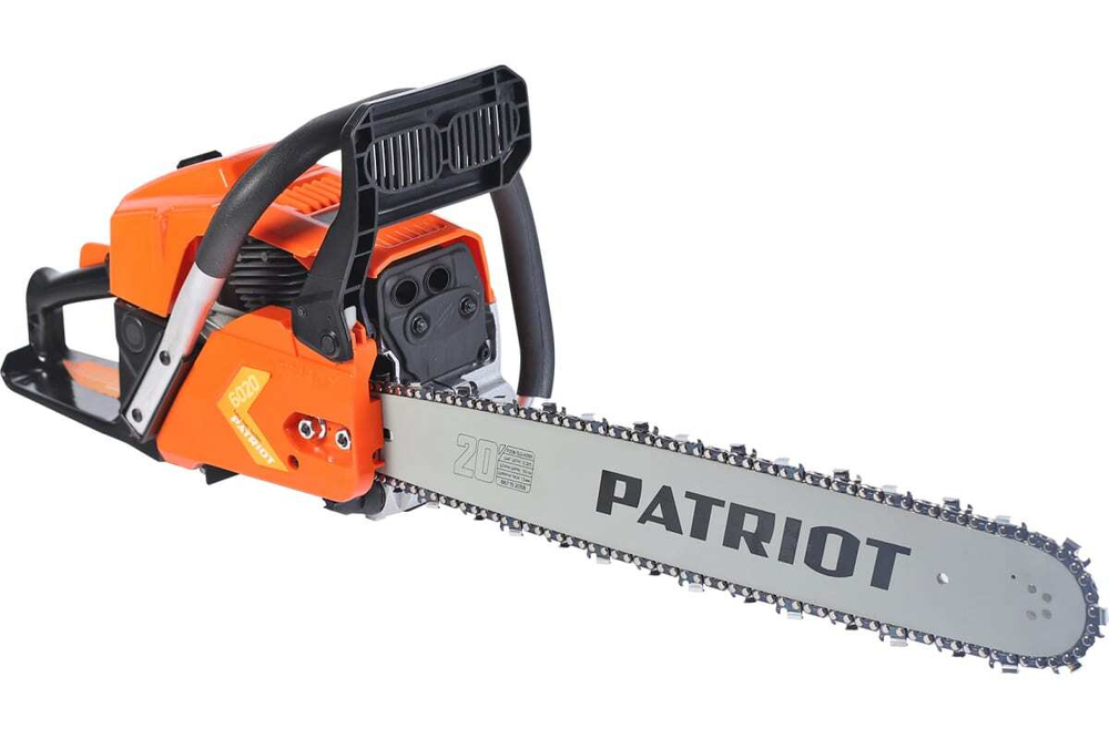 Пила цепная бензиновая PATRIOT PT 6020, 3000 об/мин, 7 кг