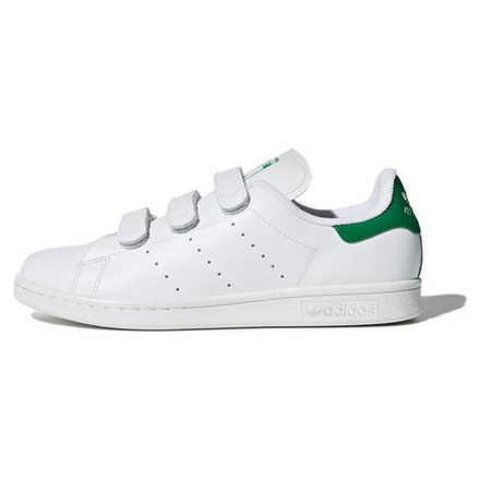Кроссовки Adidas Originals Stan Smith White Green (на липучках)