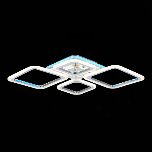 SLE500112-04 Светильник потолочный Хром/Белый LED 1*88W 3000-6000K SAMURO