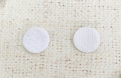 Велкро "липучка", комплект на клеевой основе, d 3 см