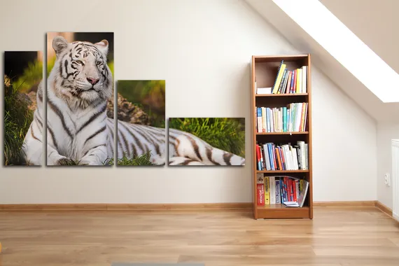 Модульная картина "Амурский тигр"