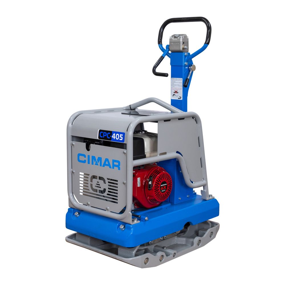 Виброплита реверсивная CIMAR CPC-405-H гидравлика - [430 кг / 50 кН / Honda GX390] бензиновая, эл. старт.
