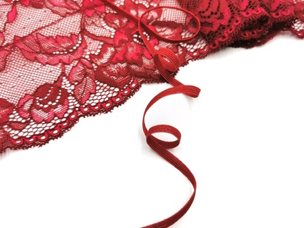 Резинка для укрепления, 4мм, темно-красный, (арт: RU/4-101), м