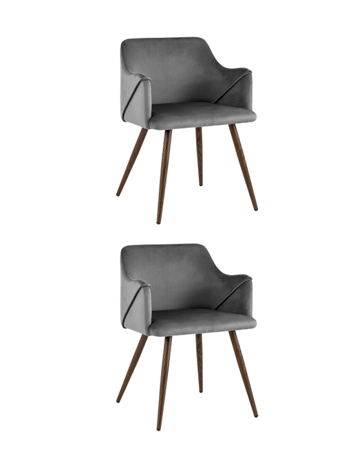 Стул Монарх NEW серый 2 шт