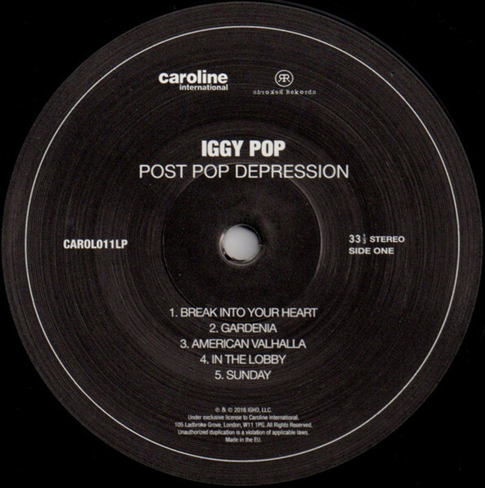 Iggy Pop / Post Pop Depression (LP)