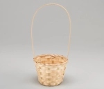 Корзина 13х9х28см Бамбук с ручкой (Бежевый)