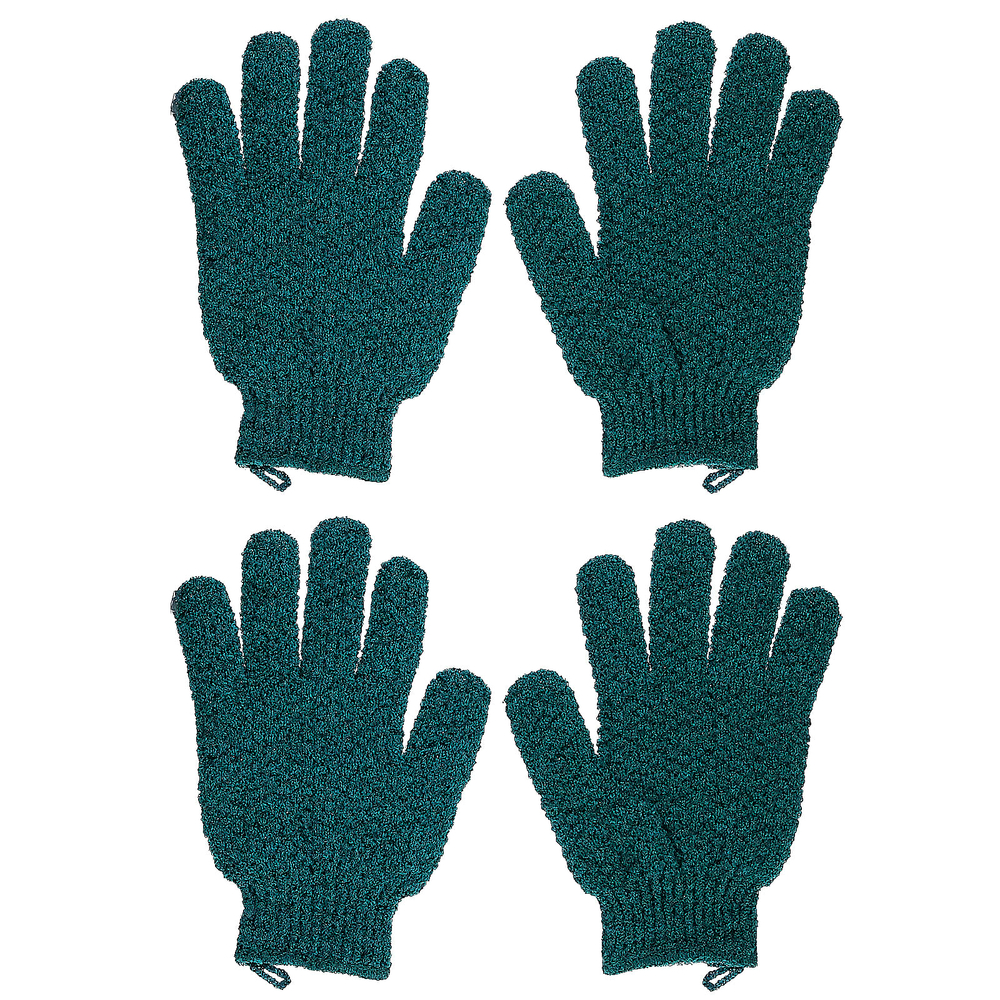 Beauty By Earth, Отшелушивающие перчатки, для среднего отшелушивания, зеленые, 2 пары