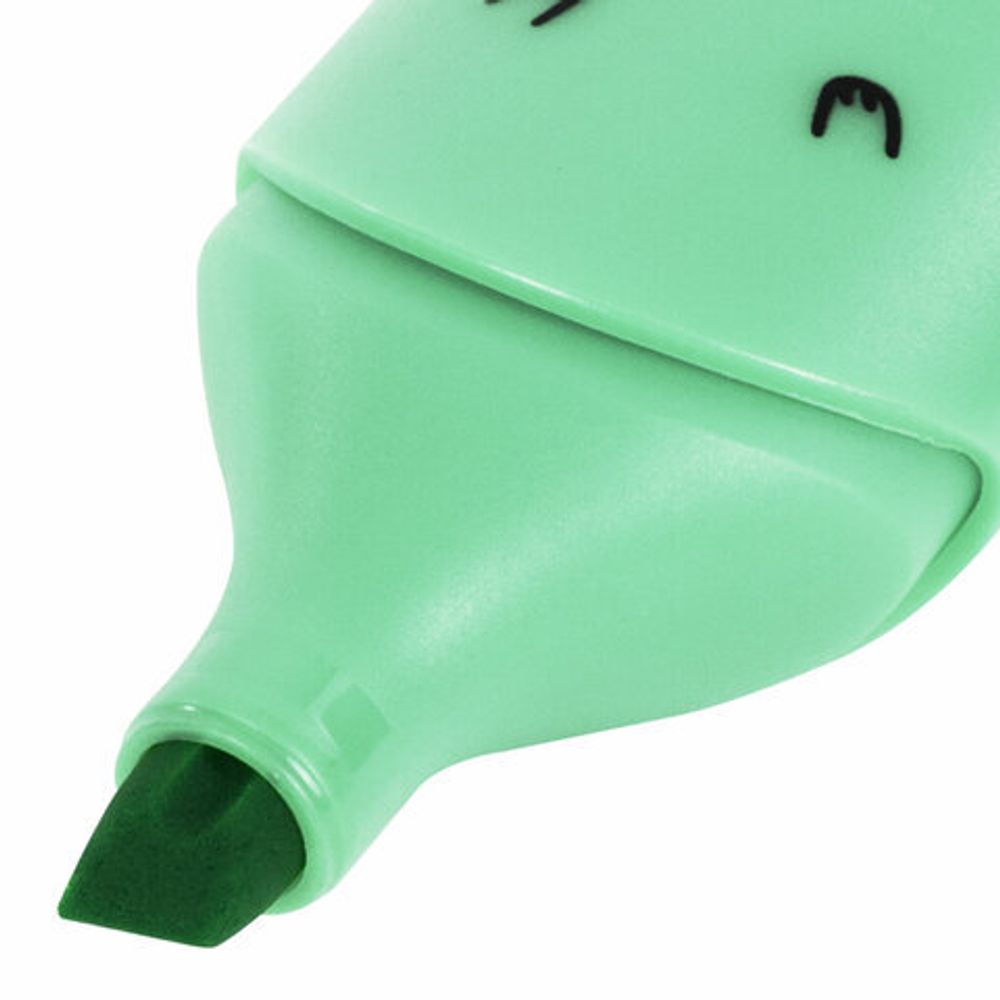 Набор текстовыделителей мини 6 ЦВЕТОВ BRAUBERG KIDS "CUTE CATS PASTEL", линия 1-5 мм, 152436