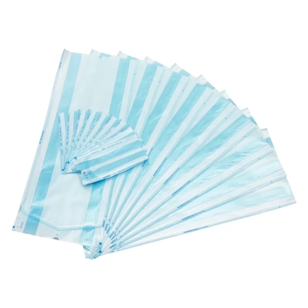 Пакет для стерилизации комбинированный термосвариваемый со складкой Винар СтериТ 300х80х550 мм 100 шт