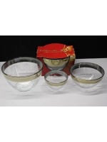 Набор салатников стеклянный 3 шт