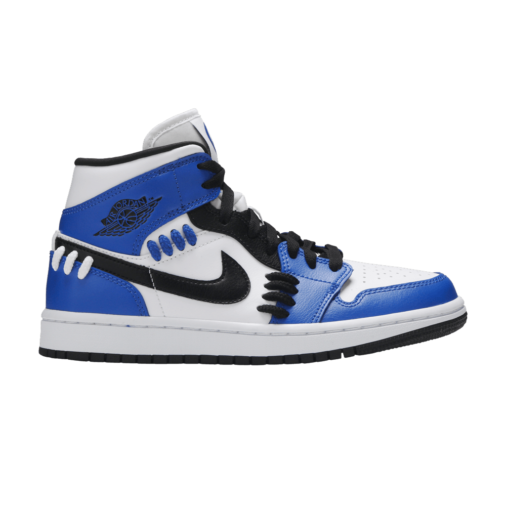 Кроссовки Jordan Air Jordan 1 Mid Se "Game Royal" (Женская размерная сетка)
