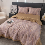 Комплект постельного белья Сатин с Одеялом 100% хлопок OB126