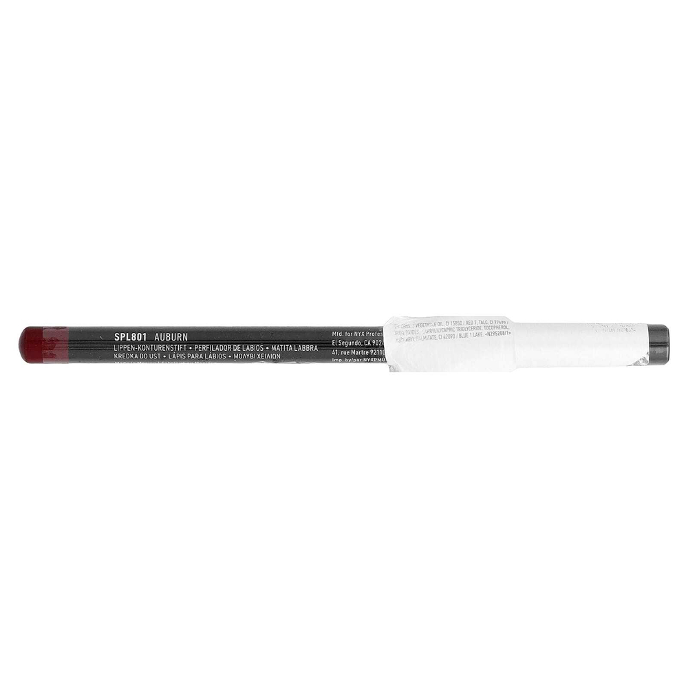 NYX Professional Makeup, Slim Lip Pencil, темно-рыжий, 801, 1,04 г (0,03 унции)