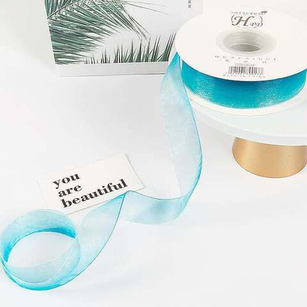 Лента ОРГАНЗА с переливом 2,5см*30ярд