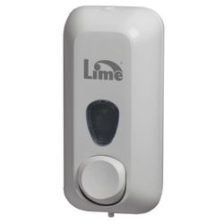 Диспенсер д/жидкого мыла в пакетах LIME 0,6л, белый (971100)