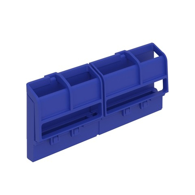 Шинный держатель FRAME 162мм (4 сегм) синий