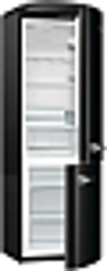Отдельностоящий двухкамерный холодильник Gorenje ORK192BK
