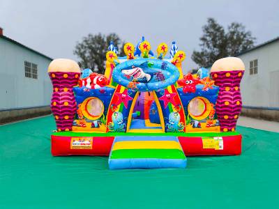 Коммерческий надувной батут «В гостях у моря 4», 10*5*5 м