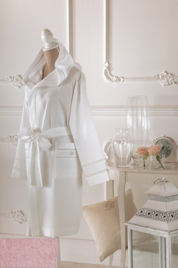 Халат вафельный Blumarine Cheryl розовый Италия
