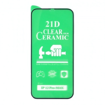 Пленка Ceramic iPhone 12 Pro Max противоударное, 012537-1 Черный