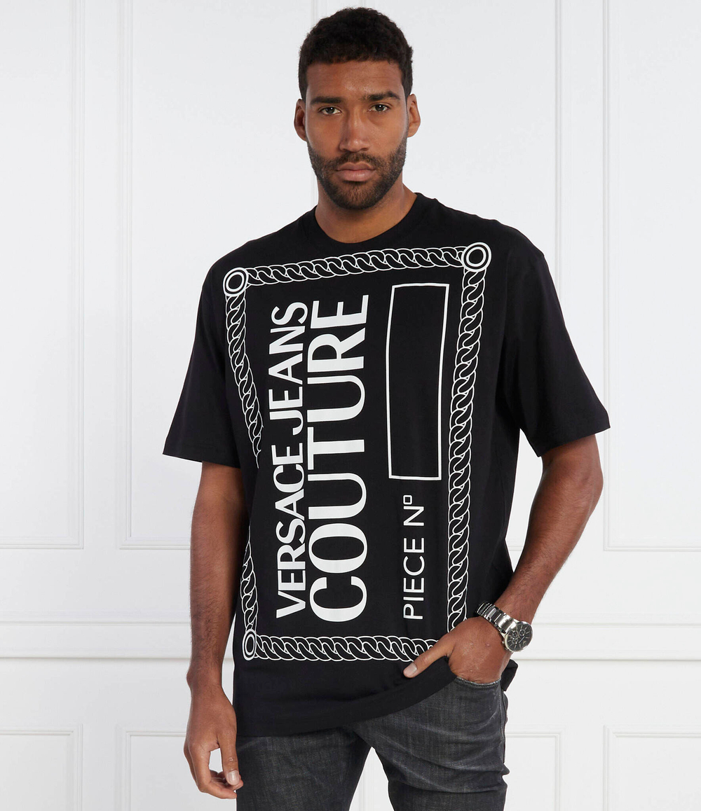 Футболка MAGLIETTA Versace Jeans Couture - черный(76GAHE04CJ00E)