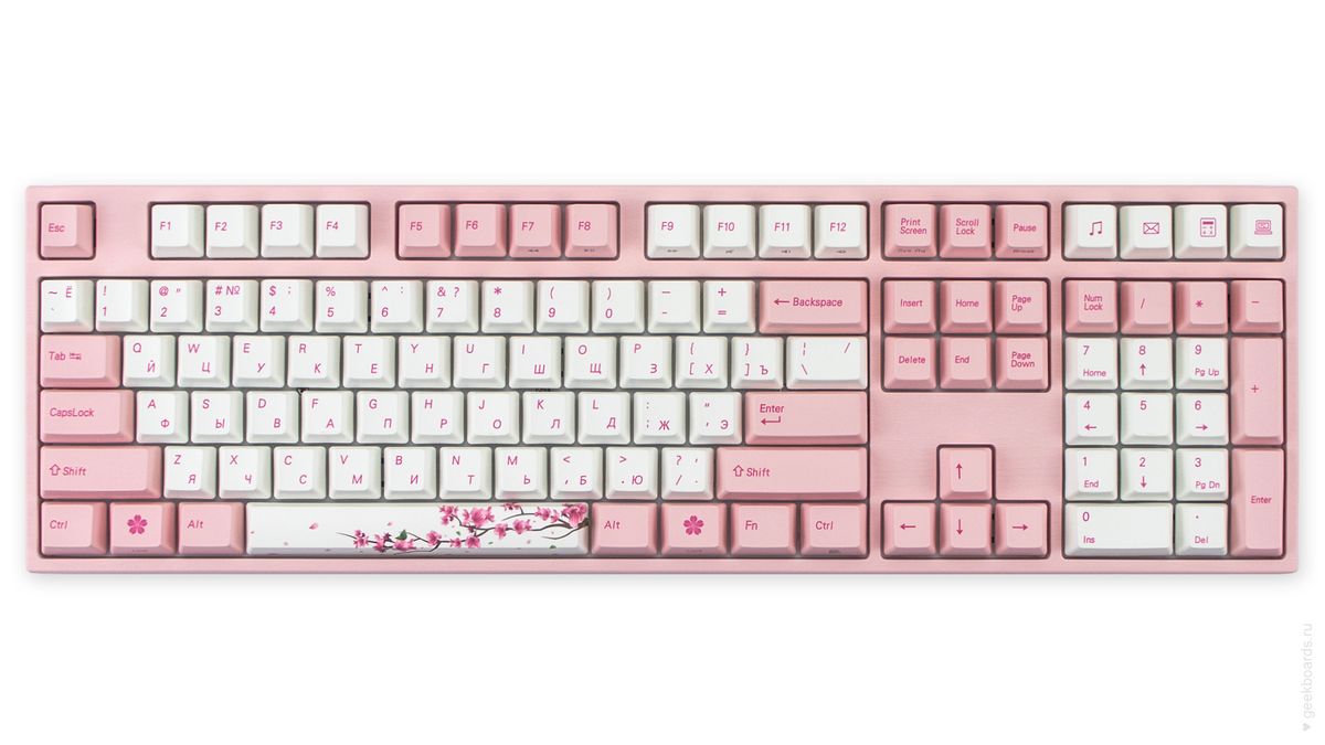 Varmilo V2 108 Sakura — купить на сайте профессиональных клавиатур  Geekboards