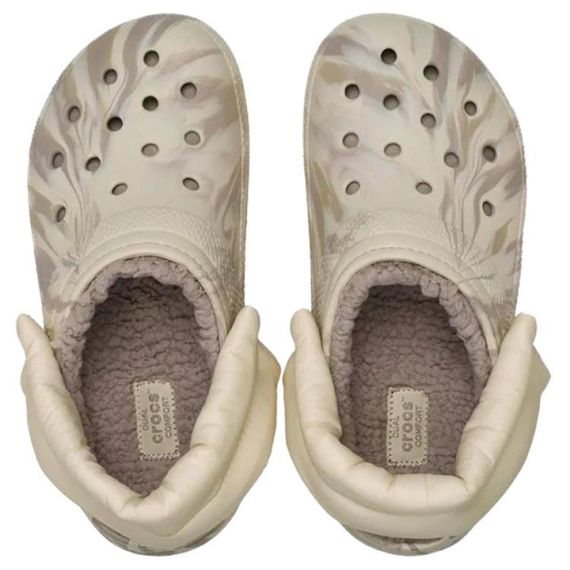 Crocs Classic Puffy Marble 'Bone White'