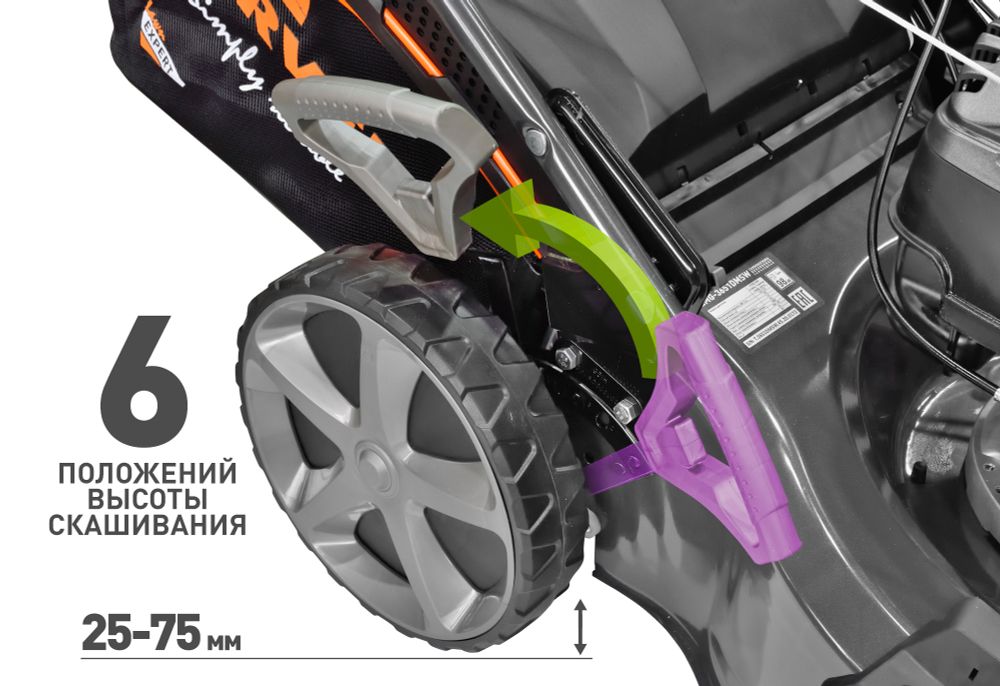 Газонокосилка бензиновая CARVER LMG-3651DMSW