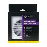 Вентилятор вытяжной настен, Viento, d100 мм, 14 Вт, 130 м³/ч, ВИЕНТО 100С STILL