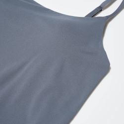UNIQLO ТОП-БЮСТГАЛЬТЕР НА ТОНКИХ БРЕТЕЛЯХ, СЕРЫЙ