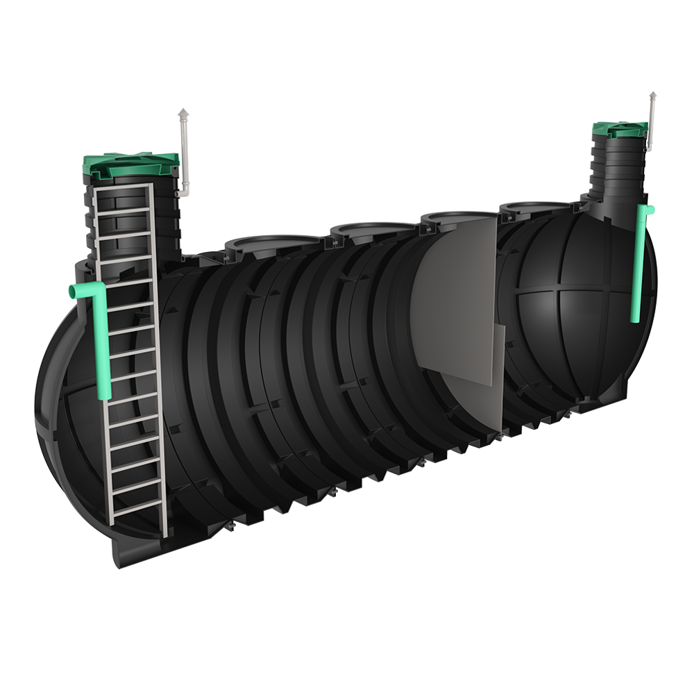 Подземный жироуловитель  Мультпласт 30000 л.(7960x2400x2400см;1155кг;) - арт.561625