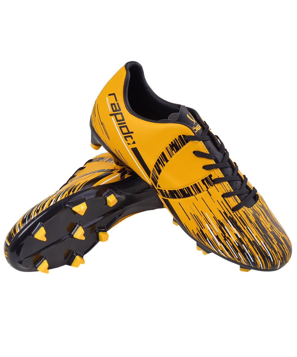 Бутсы футбольные Rapido FG Yellow/black, детский
