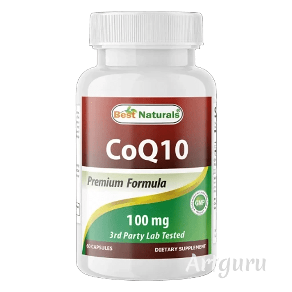 Best Naturals CoQ10 100 mg 60 caps, Коэнзим Ку10
