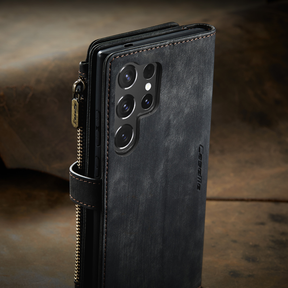 Многофункциональный чехол-кошелек CaseMe 3 in 1 Matte Wallet для Samsung Galaxy S25 Ultra