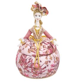 Народные промыслы RK-732/ 7 Кукла-шкатулка «Дама в вечернем платье»