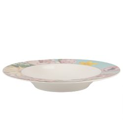 Набор тарелок 6 шт "Flowers" d=27/21,5см/19см (фарфор) (подарочная упаковка)