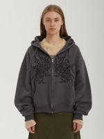 Женская Толстовка Ink Grey Zip Up