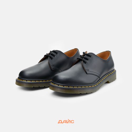 Ботинки Dr. Martens 1461 Yellow Stitch Smooth артикул:11838002 - купить в магазине Дайс