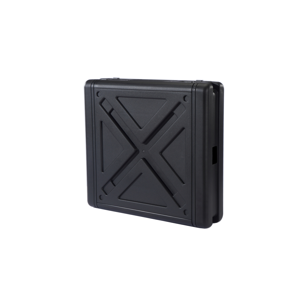 Ударопрочный пластиковый Рэковый кейс 2 юнита KZCASE@RACK2U